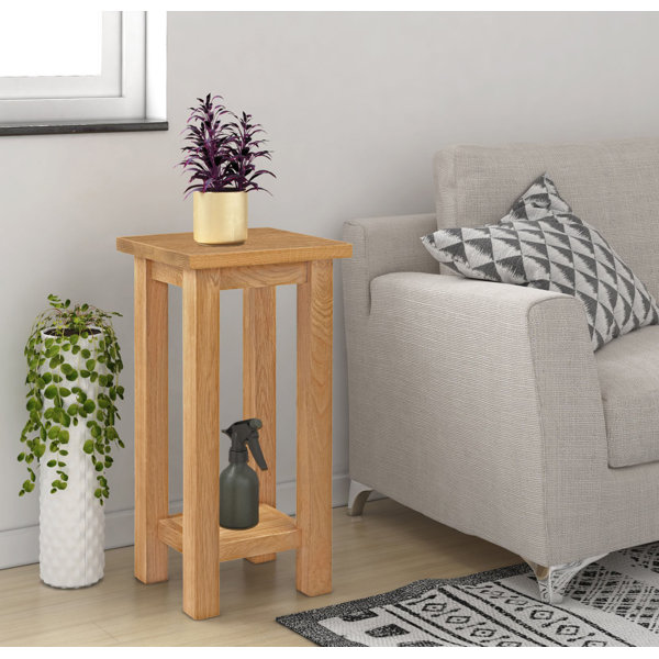 Small wooden corner deals table